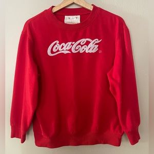 Vintage Coca-Cola sweater with embroidered logo Youth large